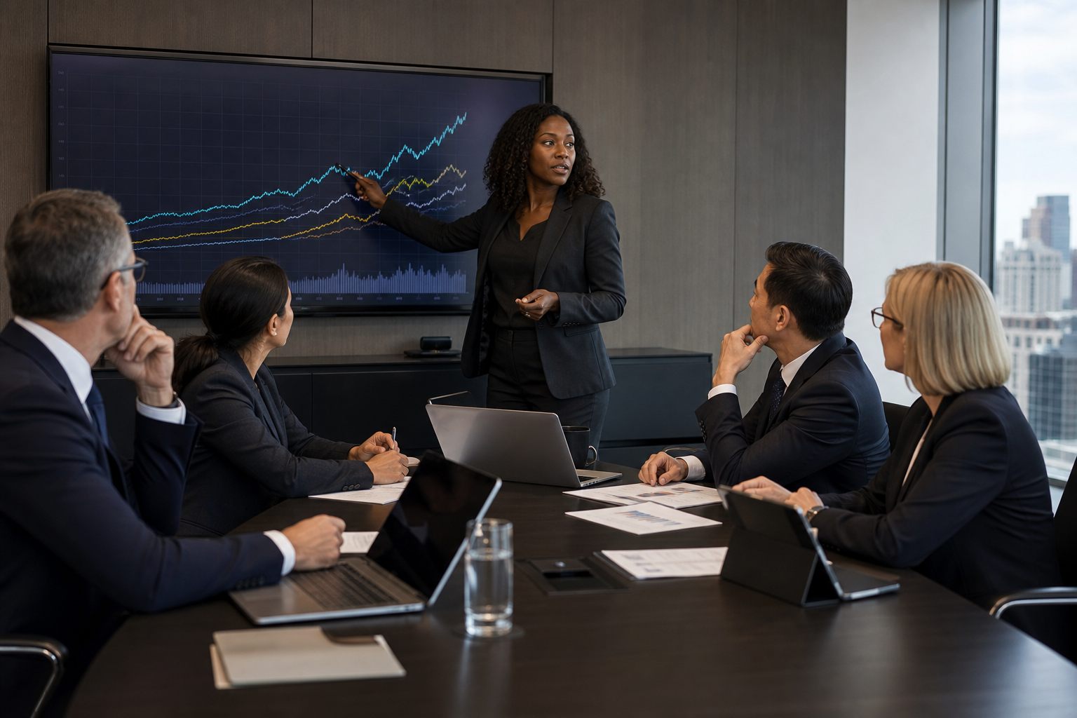 Reunião sobre riscos corporativos, ESG e Due Diligence